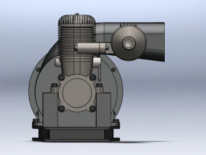 engine blower assambly 3D Model