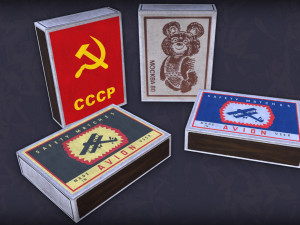 soviet matches Model 3D