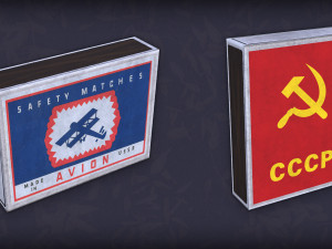 soviet matches Model 3D