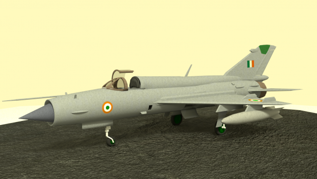 mig-21 bison Modelo 3D .c4d .max .obj .3ds .fbx .stl .blend