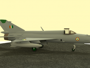 mig-21 bison Modelo 3D