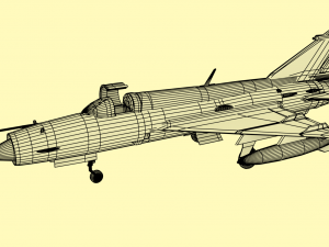 mig-21 bison Modelo 3D