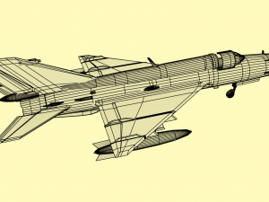 mig-21 bison Modelo 3D