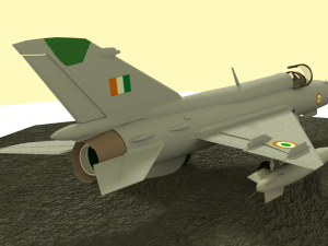 mig-21 bison Modelo 3D