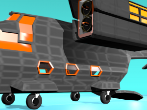 fc-17 fictional aircraft 3D Модель