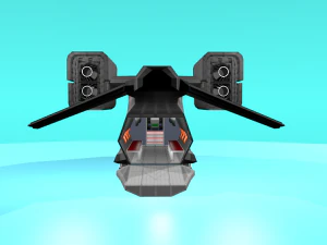 fc-17 fictional aircraft 3D Model