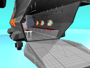 fc-17 fictional aircraft 3D Model