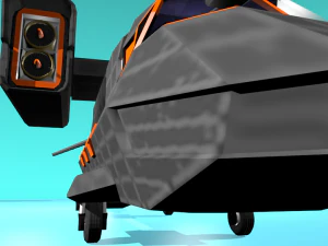 fc-17 fictional aircraft 3D Model