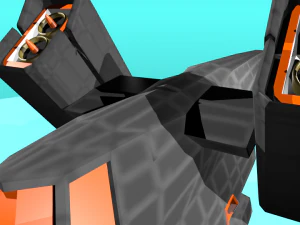 fc-17 fictional aircraft 3D Model