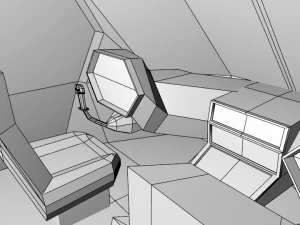 fc-17 fictional aircraft 3D Model