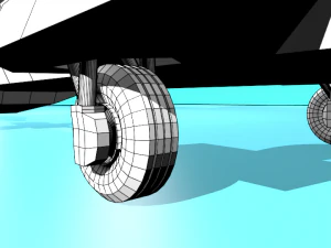 fc-17 fictional aircraft 3D Model