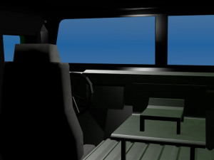 black hmmwv Modèle 3D