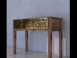 arabic calligraphy console Modèle 3D
