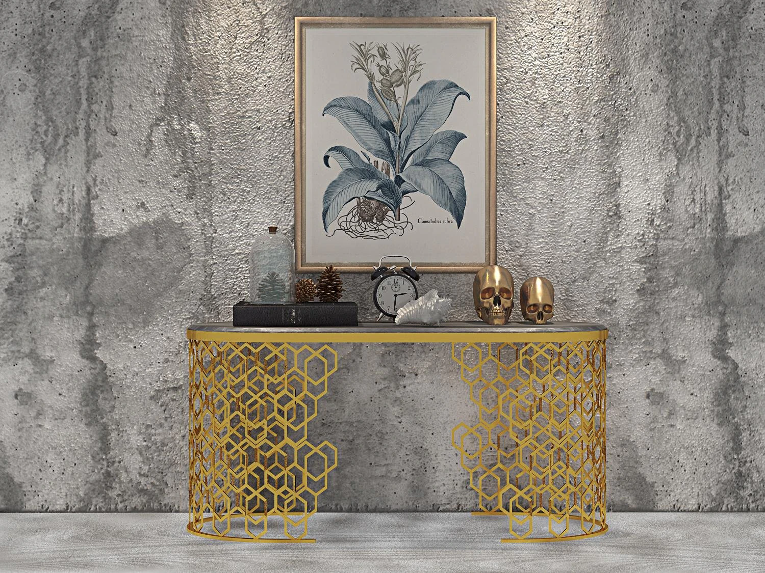 decorate table 3D Model .c4d .max .obj .3ds .fbx .stl .blend 