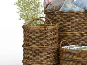 basket fruit 3D Model