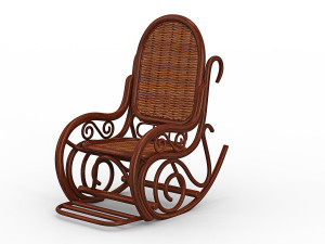 bamboo chair 3D Model