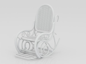 bamboo chair 3D Model