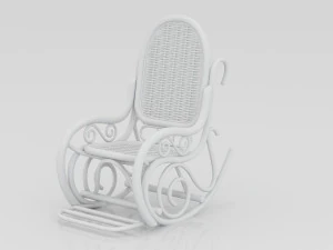 bamboo chair 3D Model