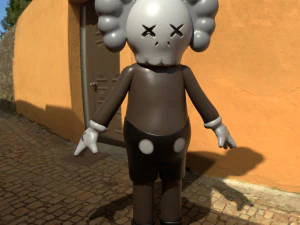 bambola Kaws Modello 3D