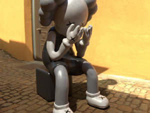 kaws doll Model 3D