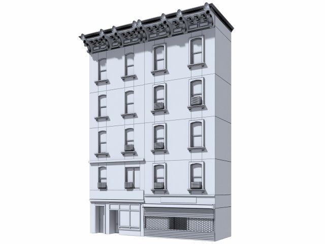 facadebuilding Modelo 3D .c4d .max .obj .3ds .fbx .stl .blend 