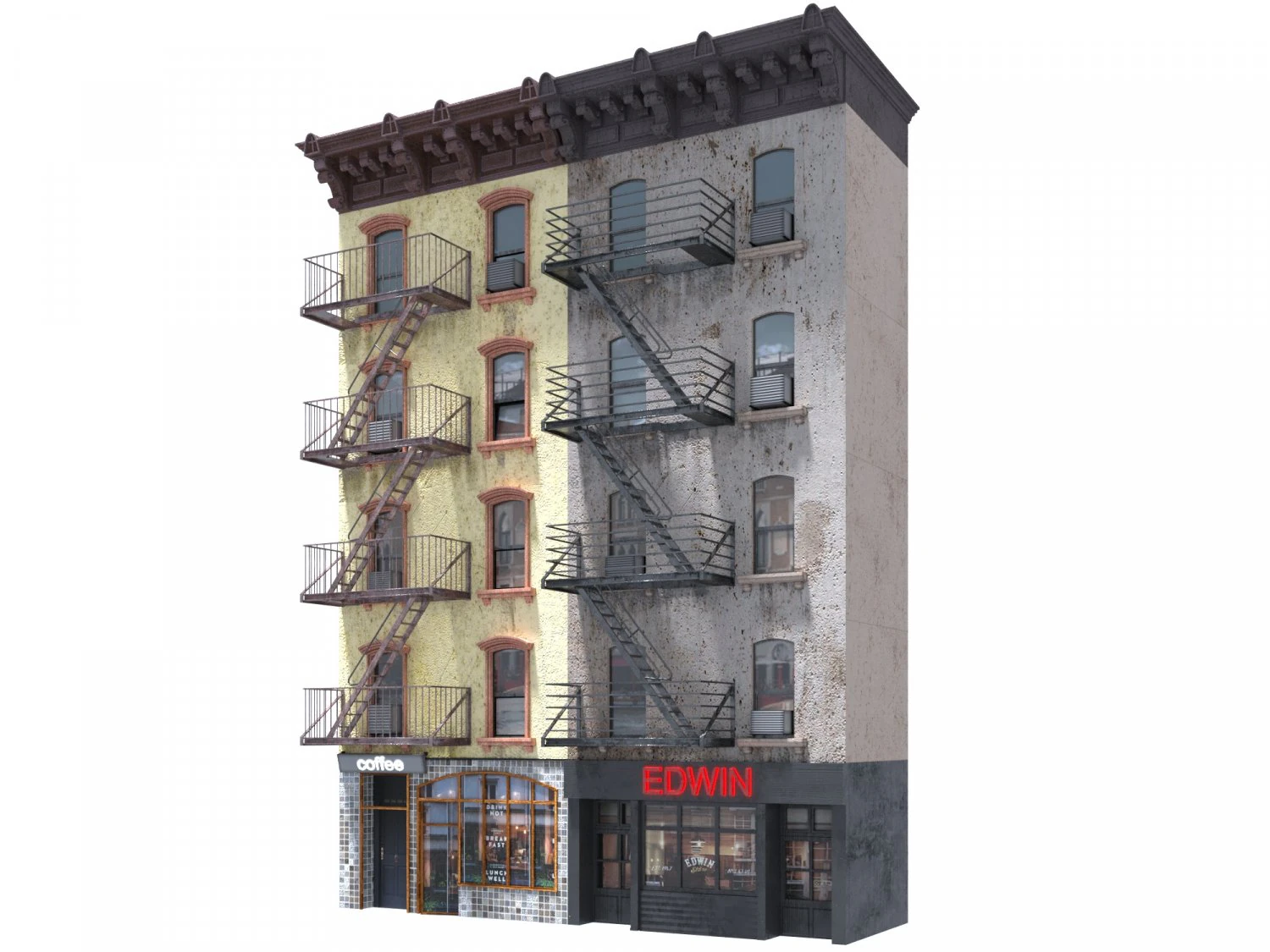 building 3D Model .c4d .max .obj .3ds .fbx .stl .blend