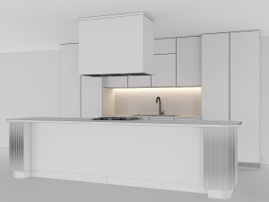 modern kitchen2020 3D Model