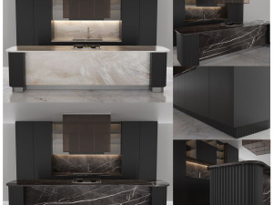 modernkitchen Model 3D
