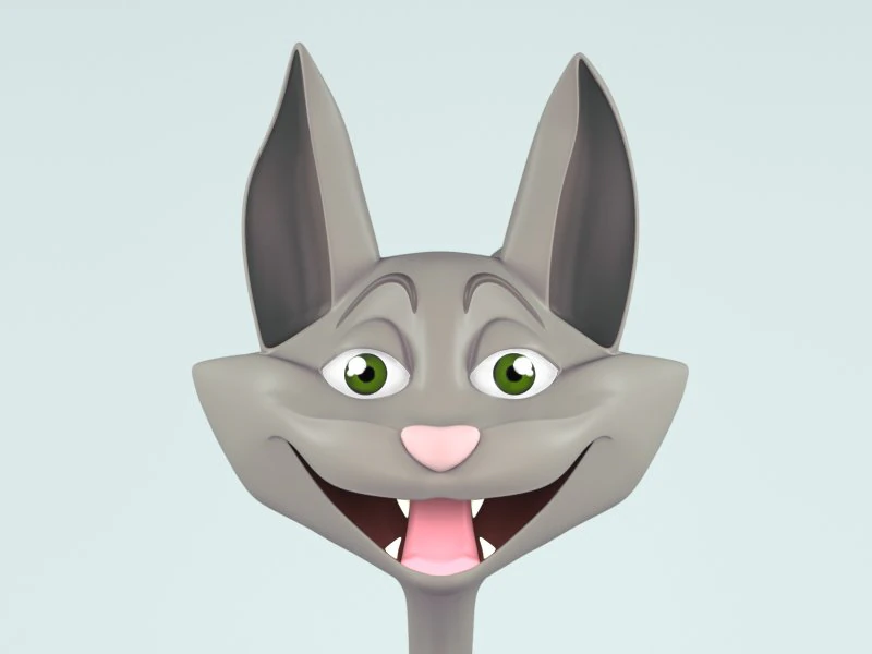 funny cat 3D Model .c4d .max .obj .3ds .fbx .stl .blend 