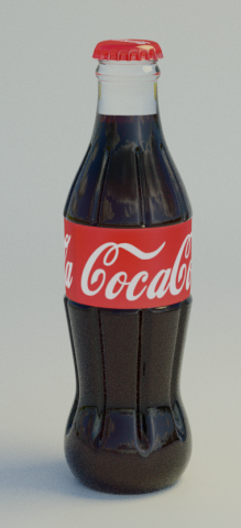 cocacola 3D Model .c4d .max .obj .3ds .fbx .stl .blend 