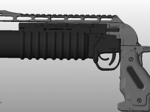 airsoft grenade launcher kit 3D 프린트 모델