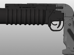 airsoft grenade launcher kit 3D 프린트 모델