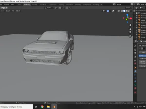 dodge challanger srt hellcat 3D Model
