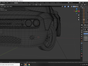 dodge challanger srt hellcat Modello 3D