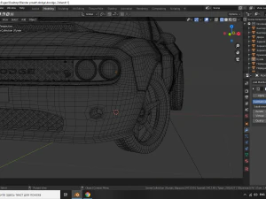 dodge challanger srt hellcat 3D Model