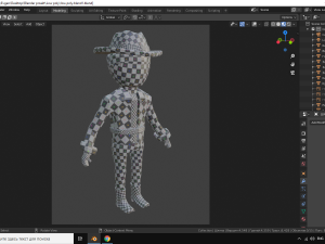 low poly man Modelo 3D