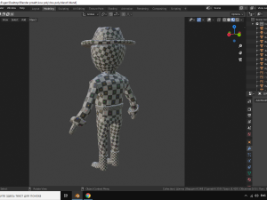 low poly man Modelo 3D