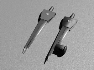 compass divider 3Dモデル