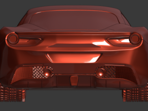 ferrari 488 gtb 3Dモデル