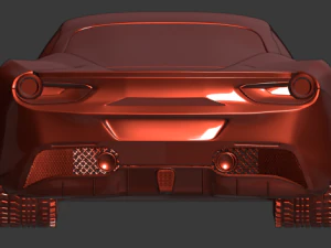 ferrari 488 gtb 3D Model