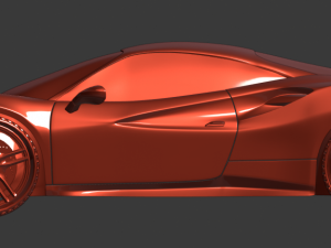 ferrari 488 gtb 3Dモデル
