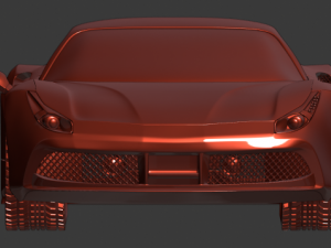 ferrari 488 gtb 3Dモデル