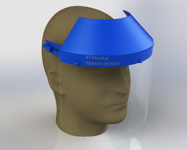 protector covid 3D Baskı Modeli .c4d .max .obj .3ds .fbx .stl .blend 