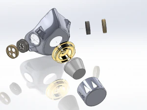 mascara covid 3D printmodel