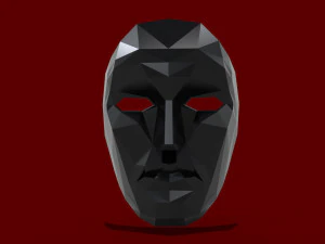 mascara lider jogo del calamar Modelo de Impressão 3D