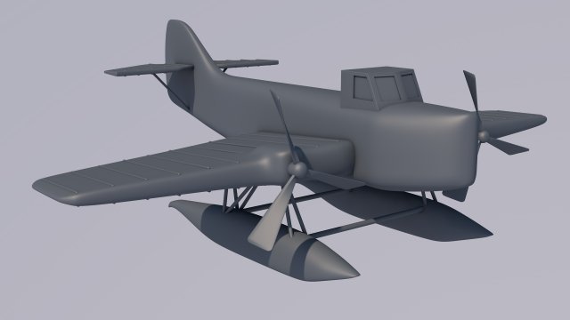 plane 3Dモデル .c4d .max .obj .3ds .fbx .stl .blend 