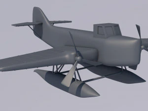 pesawat Model 3D