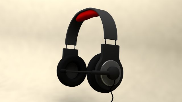 headphones Modelo 3D .c4d .max .obj .3ds .fbx .stl .blend