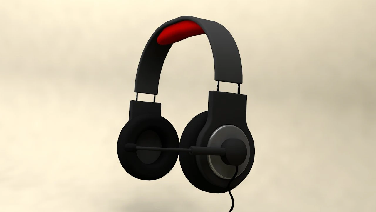 headphones 3D Model .c4d .max .obj .3ds .fbx .stl .blend