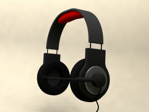 headphones 3D 模型